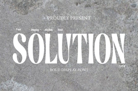Discover the Modern Appeal of the Solution Font
