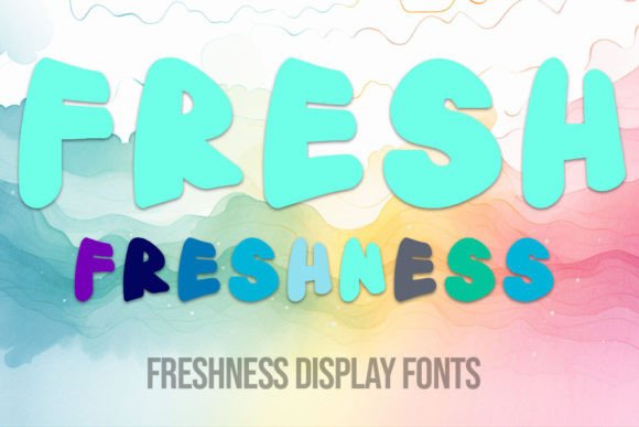 Freshness: A Dynamic Display Font for Modern Projects
