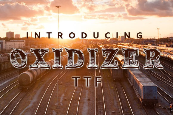 Oxidizer: A Display Font for Bold, Eye-Catching Designs