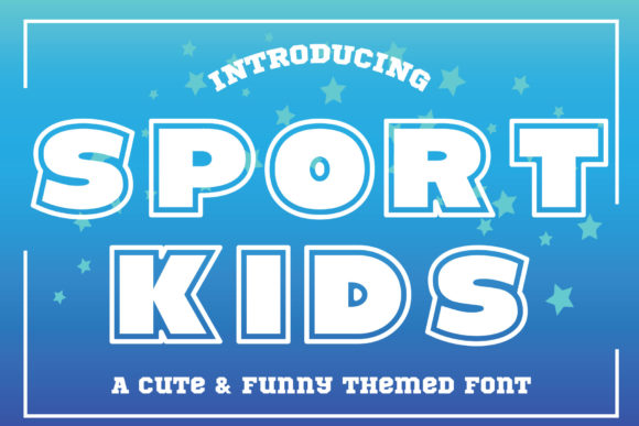 Sport Kids: A Typeface Built for Speed and Impact