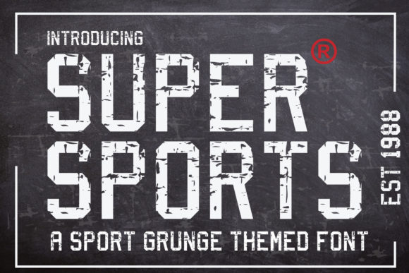 Supersports: A Quirky Display Font for Dynamic Designs